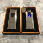 Зажигалка USB спираль сталь 42005