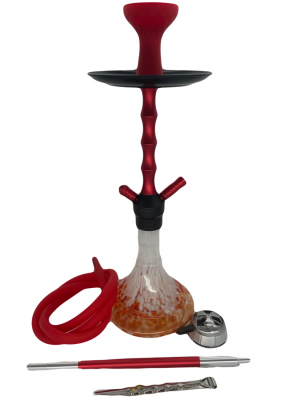 Кальян AIIIY E28 Medium (63 см) Полный Комплект красный