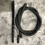 Шланг силиконовый AMY Soft Touch Carbon + мундштук 2 ( 1,5м )