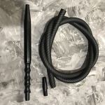 Шланг силиконовый AMY Soft Touch Carbon + мундштук 1 ( 1,5м )