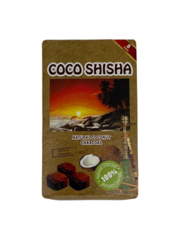 Кокосовый уголь для кальяна Coco shisha 0,1кг ( 8 кусочков ) в упаковке
