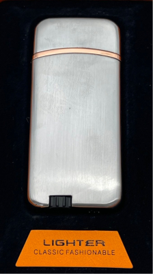 Зажигалка двух режимная Lighter 833 silver 