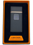 Зажигалка USB спираль 757 Черный мат