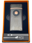 Зажигалка USB 2 режима газ и два импульса 789 Черный глянец 