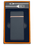 Зажигалка USB 2 режима 2 импульса и газ 601 черный мат