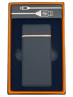Запальничка USB 2 режими 2 імпульси і газ 601 чорний мат