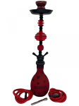 Кальян средний на 2 трубки 1022 (50 см) красный