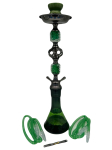 Кальян средний на 2 трубки 1029 (52 см) Зеленый