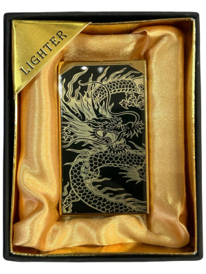 Запальничка Lighter 061 gold dragon 2