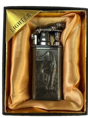Запальничка двох режимна Lighter 874 tiger black ice