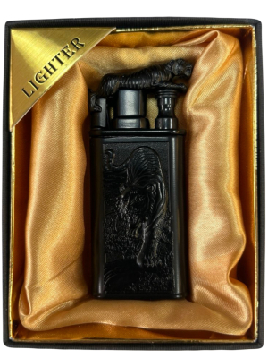 Запальничка двох режимна Lighter 874 tiger black