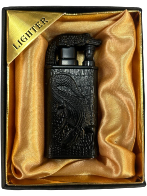 Запальничка двох режимна Lighter 874 crocodile black