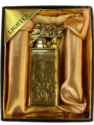 Запальничка двох режимна Lighter 874 dragon gold