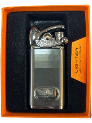 Запальничка двох режимна Lighter 8012 pipe black