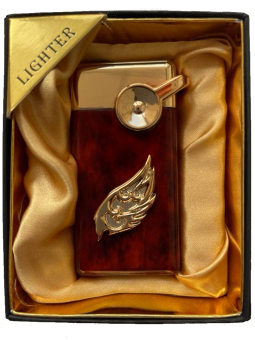 Зажигалка газовая Lighter 723 brown wing