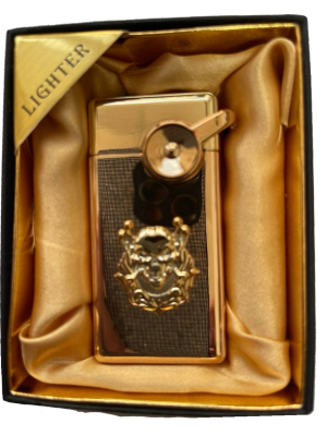 Зажигалка газовая Lighter 723 gold devil
